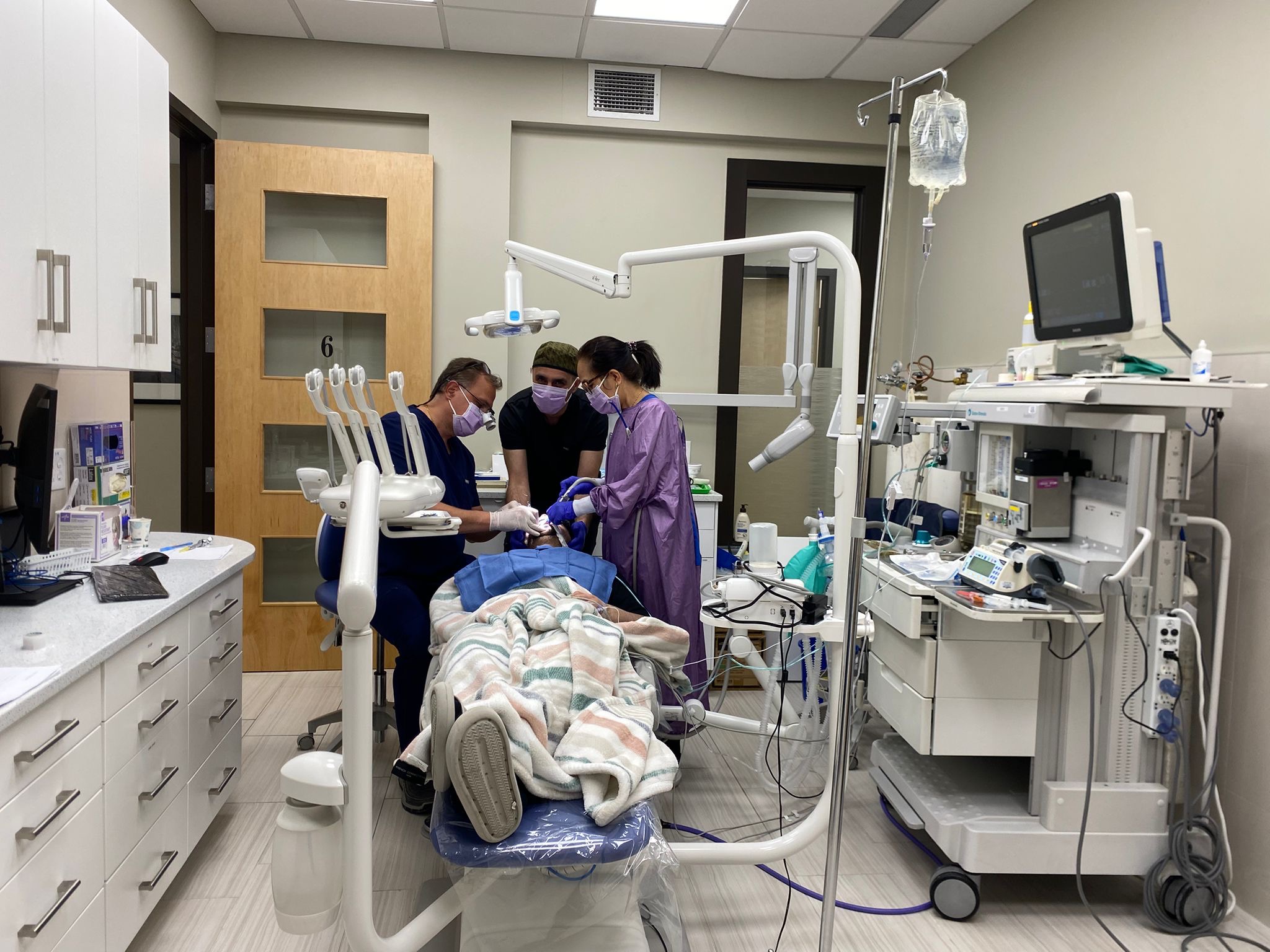 Dental Sedation Ottawa staff with patient