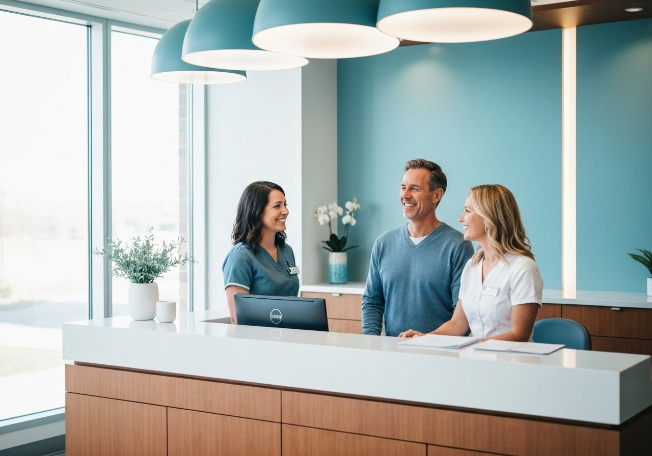 Patient consulting about All-on-4 dental implants at Dental Sedation Ottawa