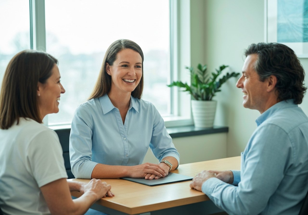 The Dental Sedation Ottawa team reviewing a bone grafting treatment plan