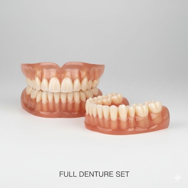 Custom full dentures