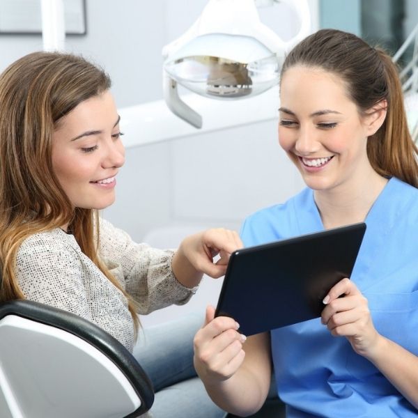 Welcoming dental clinic environment for new patients