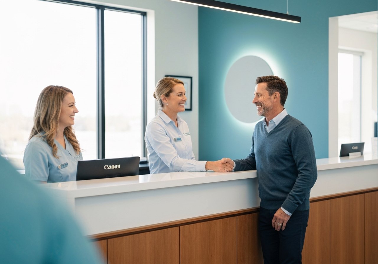 Custom porcelain veneers on display at Dental Sedation Ottawa