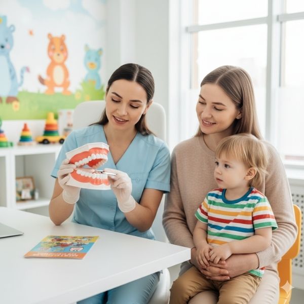 Child receiving gentle pulpectomy treatment at Dental Sedation Ottawa