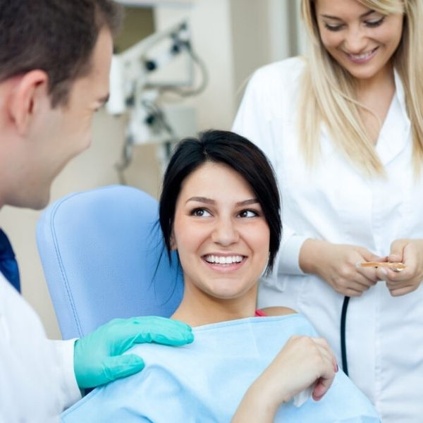 Dr. Koniouchine explaining sedation options to patient at Dental Sedation Ottawa