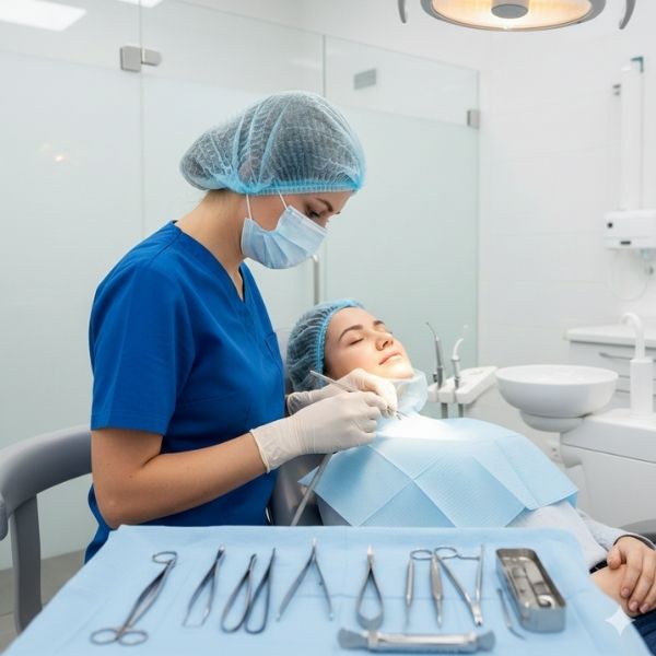 Gentle tooth extraction procedure