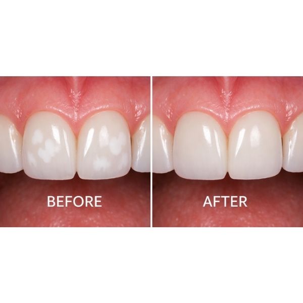 White spot removal treatment
